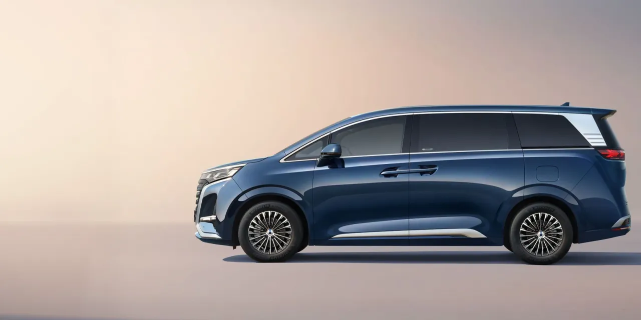 Denza D9 EV — التصميم الجانبي