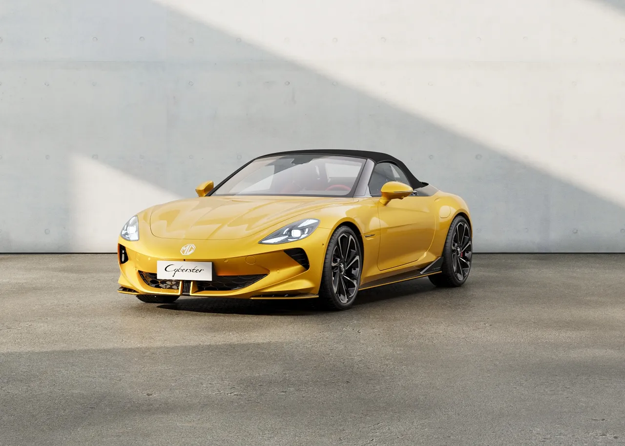 MG Cyberster 501 RWD — الواجهة الأمامية
